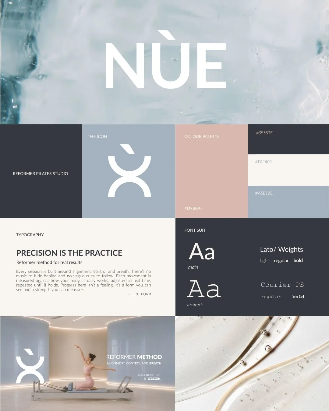 NÙE brand board